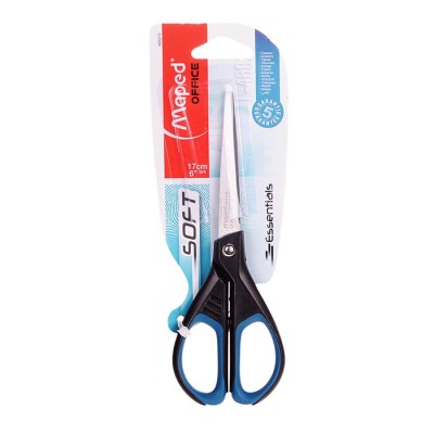 Ножницы 170 мм Maped ESSENTIALS SOFT, с прорезиненными ручками, симметричные