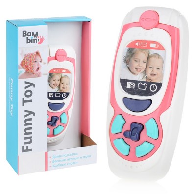 Телефон, русифицированная упаковка, свет/звук, на батарейках