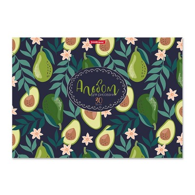 Альбом для рисования на клею Avocado Dusk, А4, 30 листов