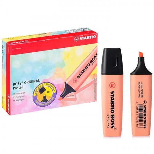Текстовыделитель Boss original pastel персиковый