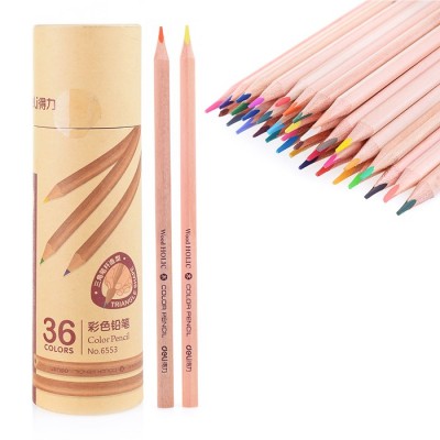 Карандаши цветные 36цв. трехгран. карт. тубус