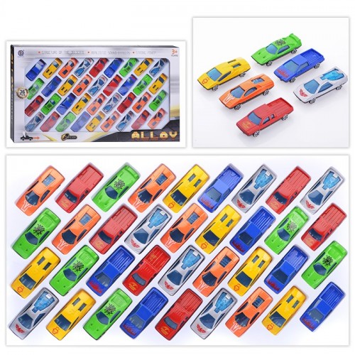 Набор машин 89011-3 металл (свет/звук) в коробке