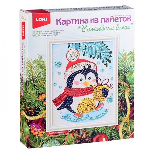 Картина из пайеток 