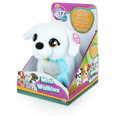 Club Petz Щенок Mini Walkiez Bichon интерактивный, ходячий, со звуковыми эффектами