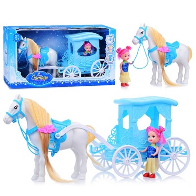 Карета с лошадью в коробке