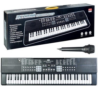 Синтезатор на батарейках, в коробке