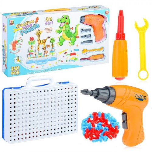 Конструктор (221 дет.) в коробке