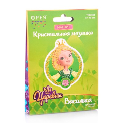 Кристальная (алмазная) мозаика магнит 