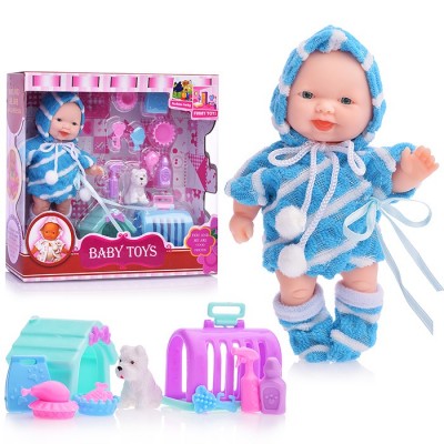 Пупс с аксессуарами, в коробке