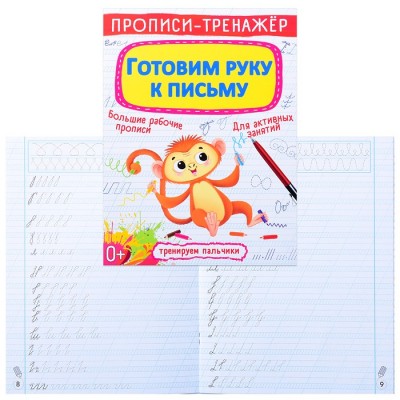 Прописи - тренажер. Готовим руку к письму.