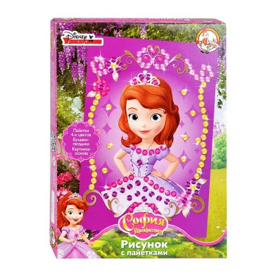 Набор для творчества. Рисунок с пайетками 