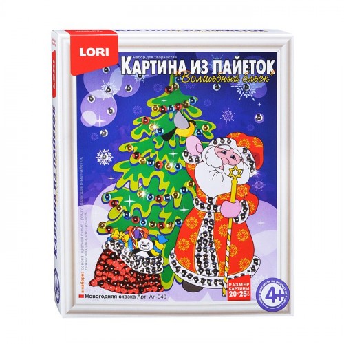 Картина из пайеток 