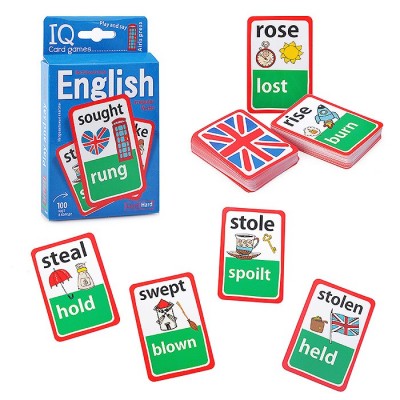 Умные игры с картами.  Английские неправильные глаголы. Уровень 2. Синий \ Степичев П.А.