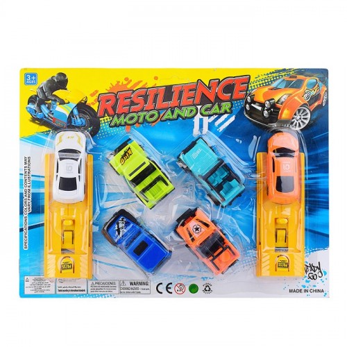 Набор машин на листе