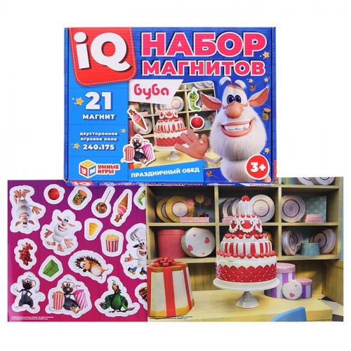 Праздничный обед. IQ набор магнитов. Буба