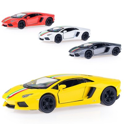 Модель Lamborghini Aventador LP 700-4 мет., инерц. 1:38 (в пакете)
