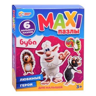 MAXI-пазлы для малышей. Буба. Любимые герои.