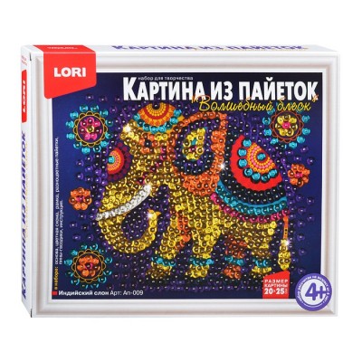 Картина из пайеток 