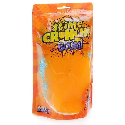 Crunch- slime BOOM с ароматом апельсина, 200 г